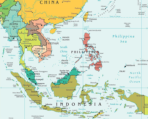 Map of Southeast Asia